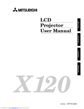 Mitsubishi LVP-X120A User Manual