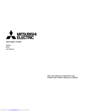 Mitsubishi Electric PocketProjector PK10 User Manual