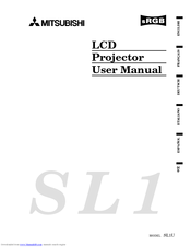 Mitsubishi ColorView SL1U User Manual