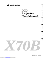 Mitsubishi X70B User Manual
