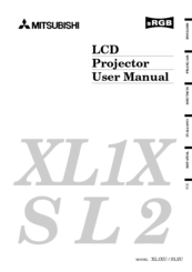 Mitsubishi XL1X User Manual