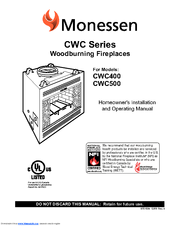Monessen Hearth CWC500 Homeowner's Installation And Operating Manual