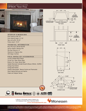 Monessen Hearth Vent Free DFS42C Product Specifications