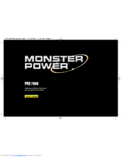 Monster Power PRO 7000 Owner's Manual