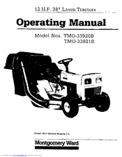 Montgomery Ward TMO-33921B Operating Manual