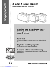 Morphy Richards Toaster User Manual