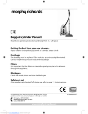 Morphy Richards 70048 Instructions Manual