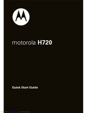 Motorola 8000202590-A Quick Start Manual
