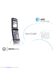 Motorola RAZR V3I - CINGULAR User Manual