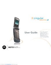 Motorola MOTORAZR V3xx User Manual