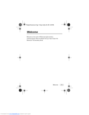 Motorola T190 Owner's Manual