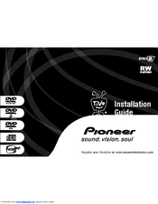 Pioneer DVR-810H-S Installation Manual