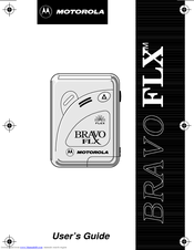 Motorola BRAVO FLX pager User Manual