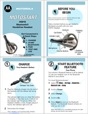 Motorola MOTOSTART HS815 User Manual