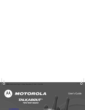 Motorola Talkabout T5400 User Manual