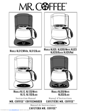 Mr. Coffee NL12 Instruction Manual