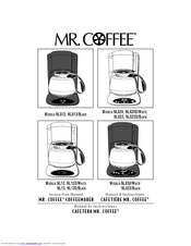Mr. Coffee NL12 Instruction Manual