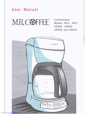 Mr. Coffee UR12 User Manual