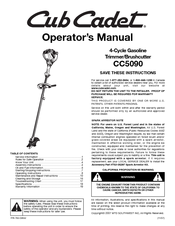 Cub Cadet CC5090 Operator's Manual