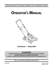 MTD 08M Operator's Manual