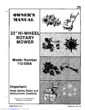 MTD 112-530A Owner's Manual