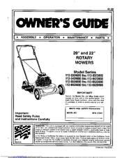 MTD 113-040A000 Series Owner's Manual