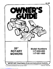MTD 117-050-000 Owner's Manual