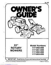 MTD 117-062-000 Owner's Manual