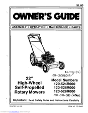 MTD 120-526R000 Owner's Manual