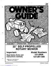 MTD 121-260A Owner's Manual
