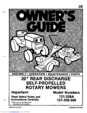MTD 121-336A Owner's Manual