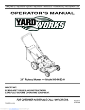 Yardworks 60-1622-0 Operator's Manual