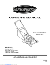 Yardworks Yardworks 60-1620-4 Owner's Manual