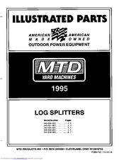 Mtd 245-630-000 Illustrated Parts List