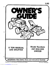 MTD 247-632-000 Owner's Manual
