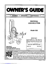Mtd 638 Owner's Manual