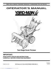 Yard-Man 769-03247 Operator's Manual