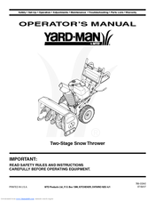 Yard-Man 769-03342 Operator's Manual