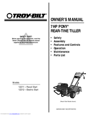 Troy-Bilt Pony 12211 Owner's Manual