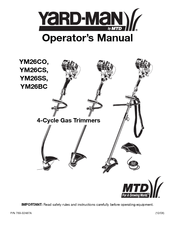 MTD Yard-Man YM26CS Operator's Manual