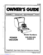 Mtd 24665-9 Owner's Manual
