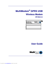Multitech GPRS User Manual