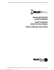 Multitech MultiModem MT3334ZDX Owner's Manual