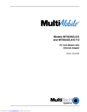 Multitech MultiMobile MT5634ZLX User Manual
