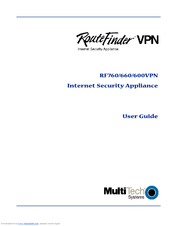 Multitech RouteFinder RF600VPN User Manual
