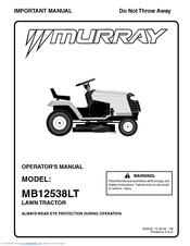 Murray MB12538LT Operator's Manual