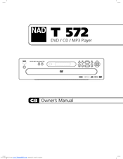 Nad T 572 Owner's Manual