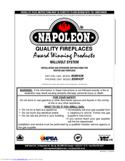 Napoleon BGNV42P Installation And Operation Instructions Manual