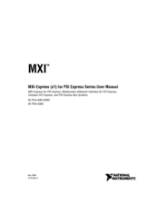 National Instruments MXI User Manual