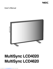 NEC LCD4620 User Manual